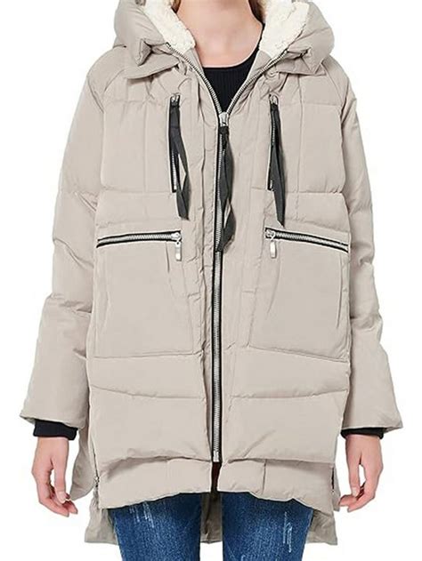 versace collection daunenjacke mit pelzkragen lang|Damen.